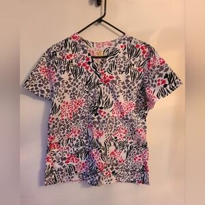 Womens scrub top